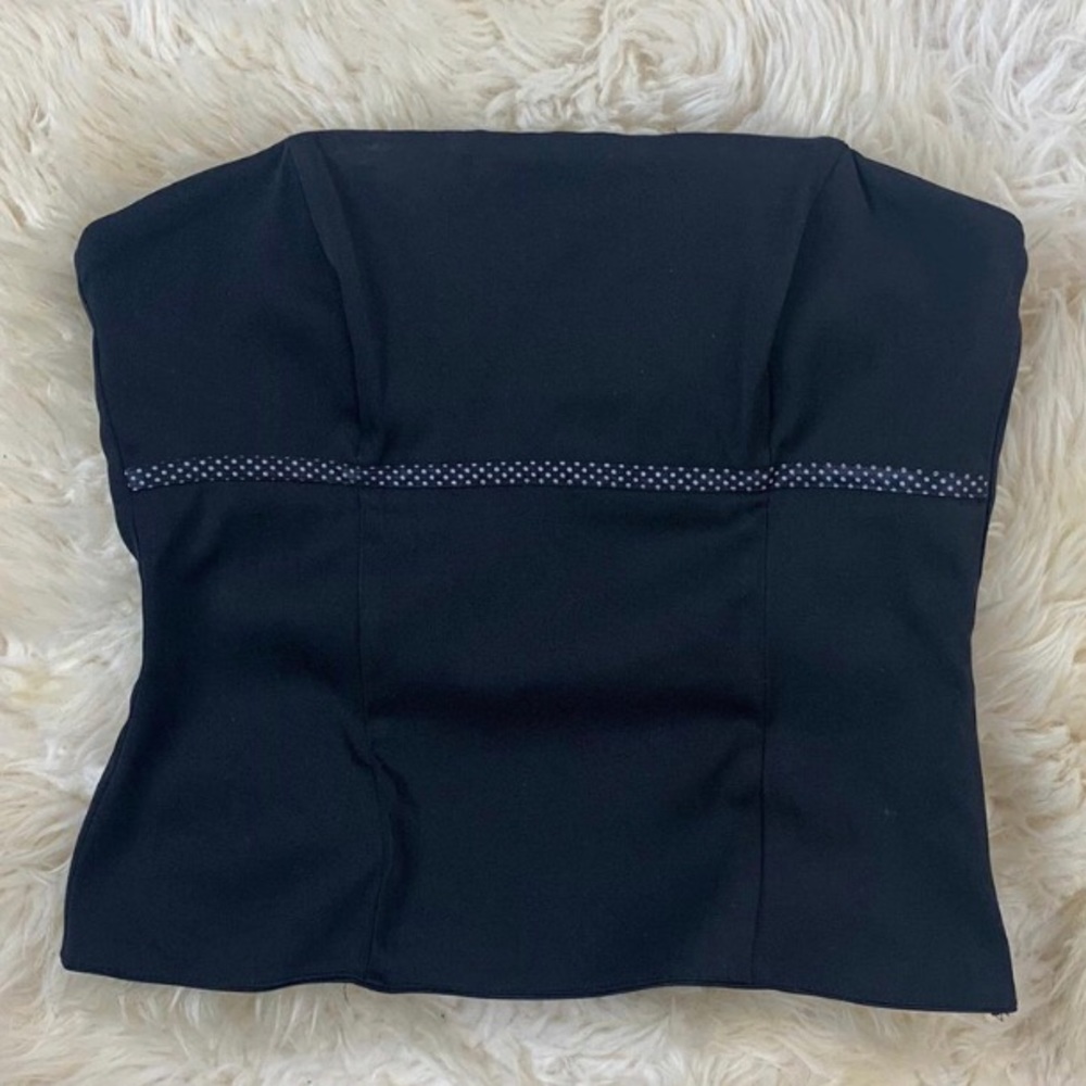 Strapless Black Top